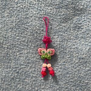 Beautiful butterfly phone keychain